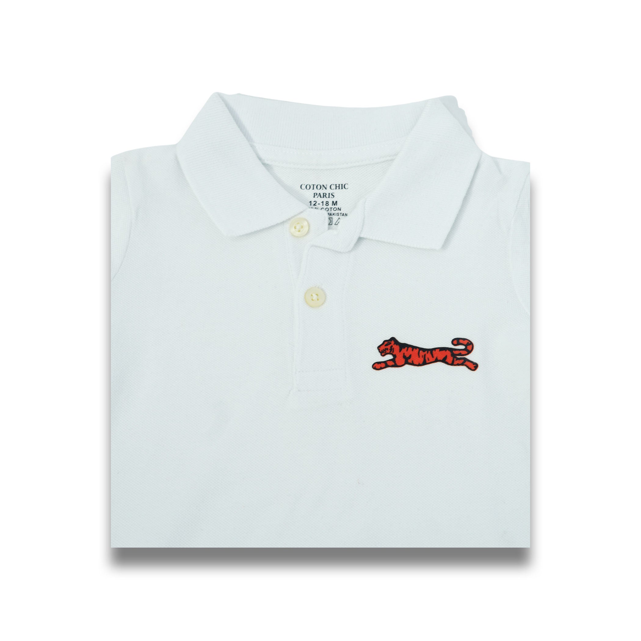 Premium Unisex Kids Polo T-Shirt (12-18 Month) | Soft Cotton Casual Summer Tee for Boys & Girls